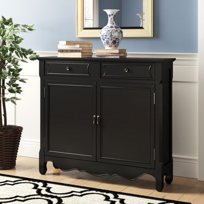 cabinet console narrow hall accent wilken door wayfair